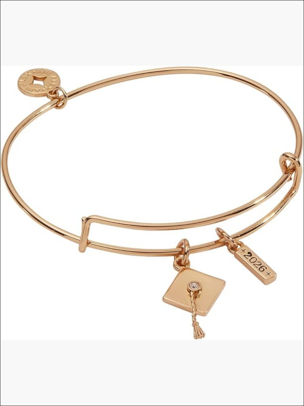 Expandable Bangle Bracelet Graduation 2026 Charm Bracelet
